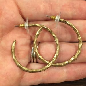 Anthropologie hoop earrings